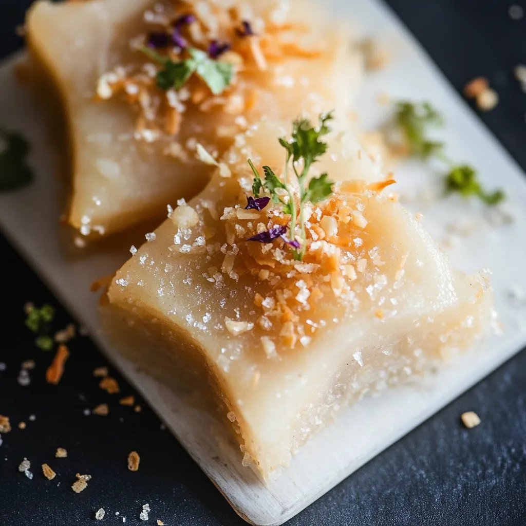 Kokos-Sterne mit Krokant