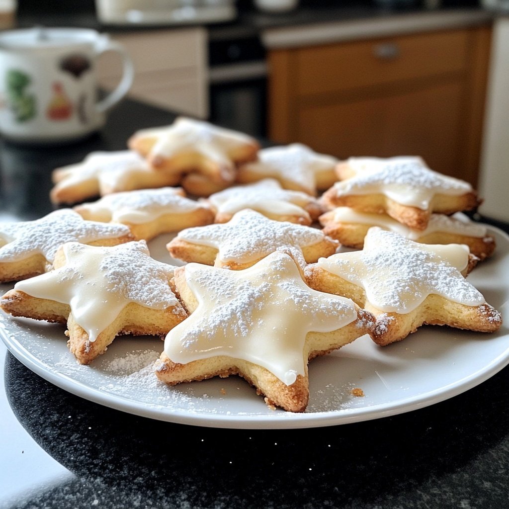 Zarte Zitronensterne