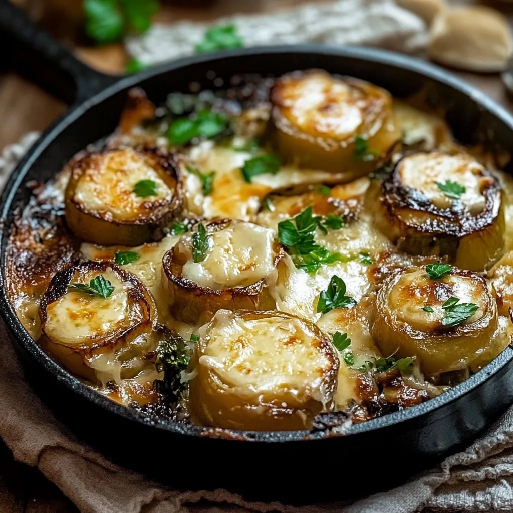 Gerösteter Knoblauch-Parmesan Rosenkohl