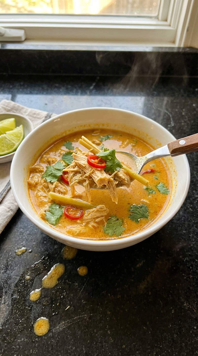 Thai Hähnchen Kokos Suppe