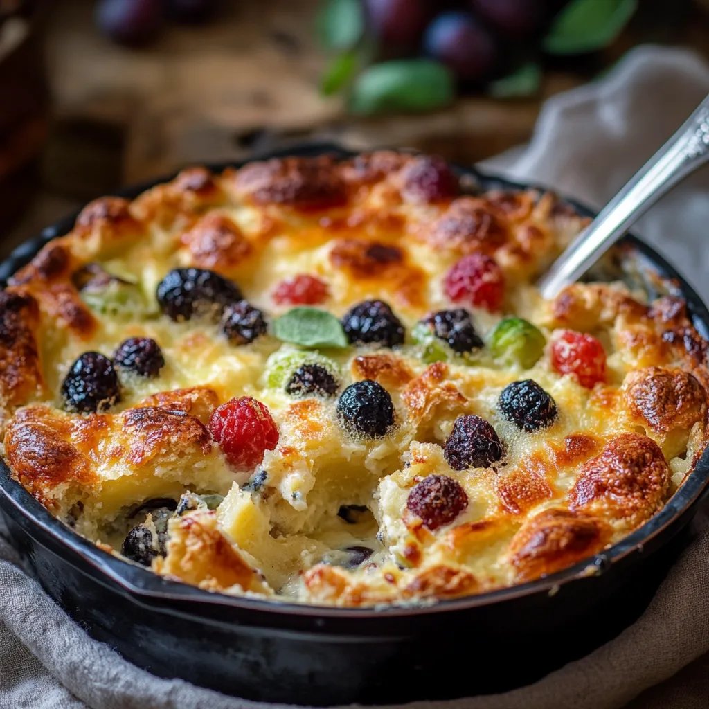 Cremiger Rosenkohl-Kartoffel-Auflauf