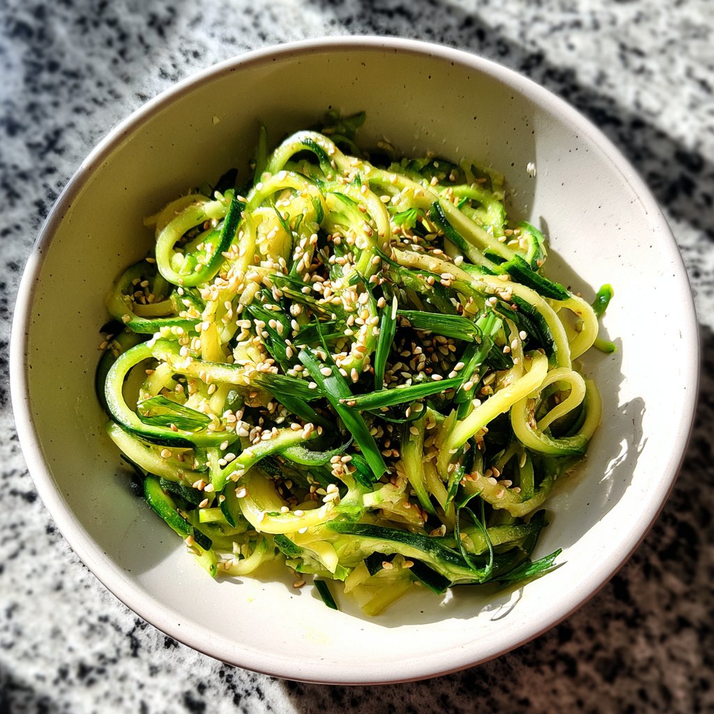 Knoblauchgurken-Nudelsalat