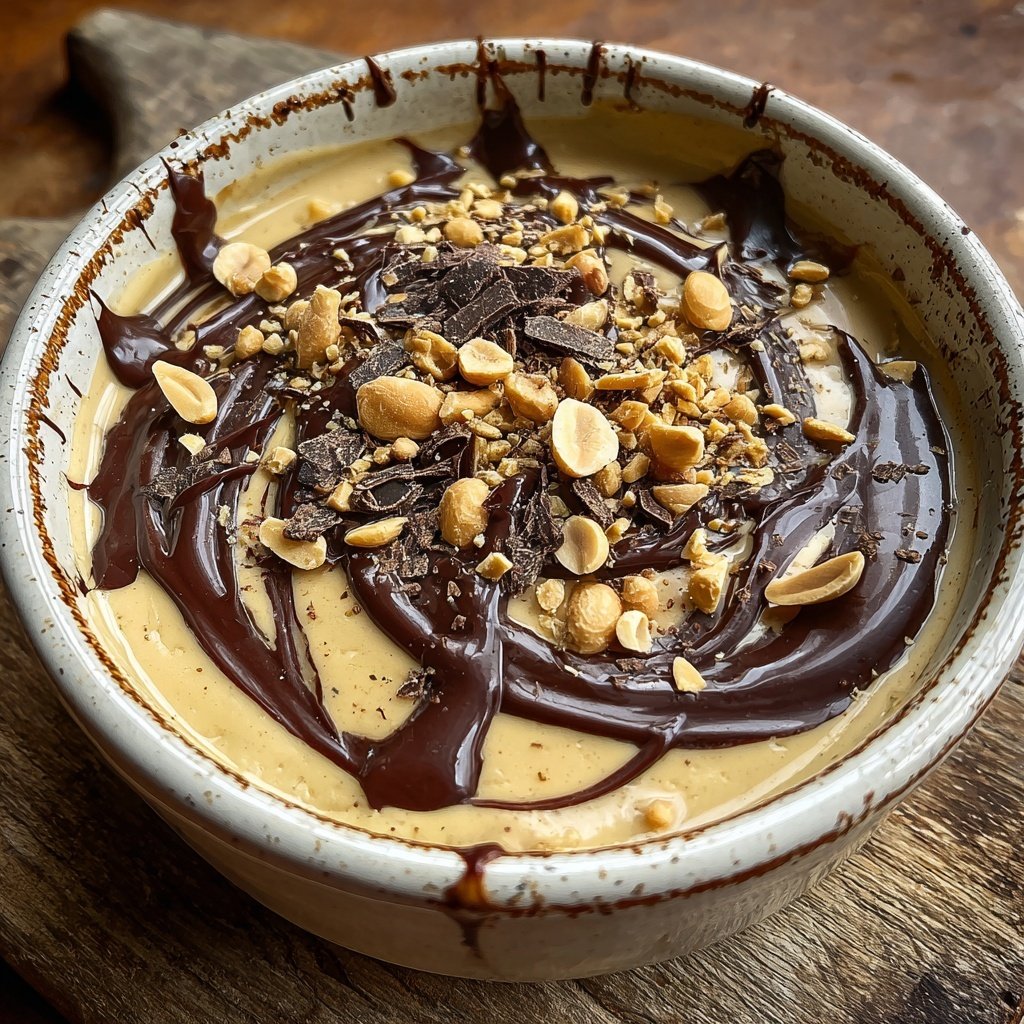 Dekadentes Erdnussbutter Fondue