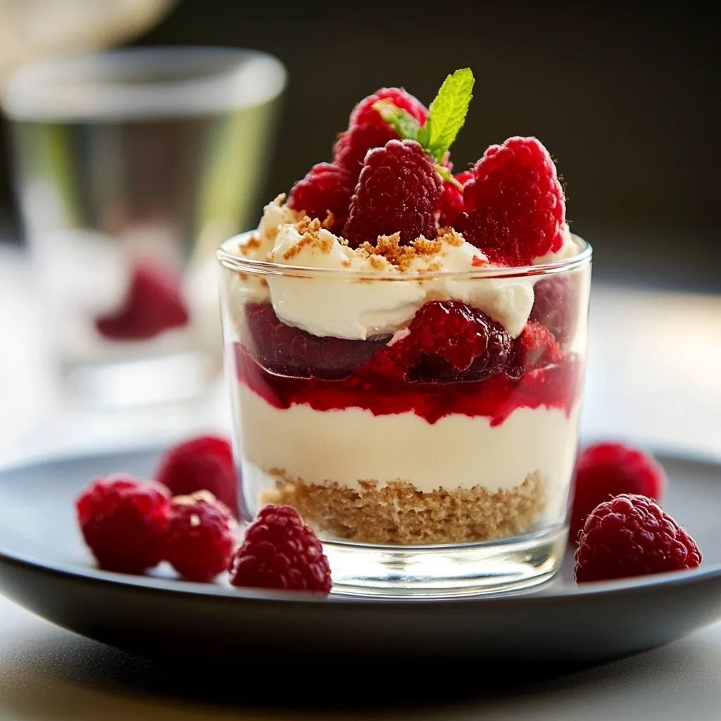 Traumhaftes Himbeerdessert mit Mascarpone