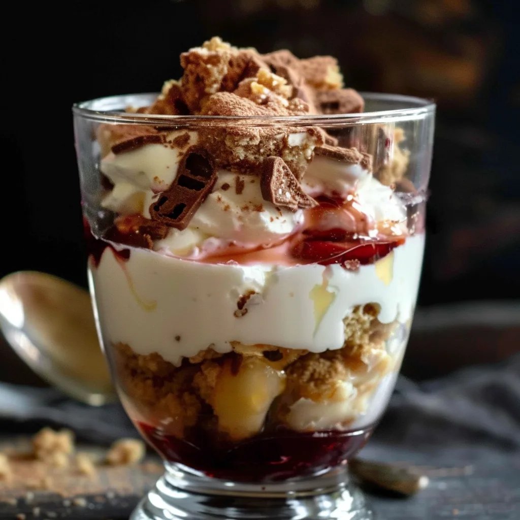 Kirsch Tiramisu mit Cantuccini