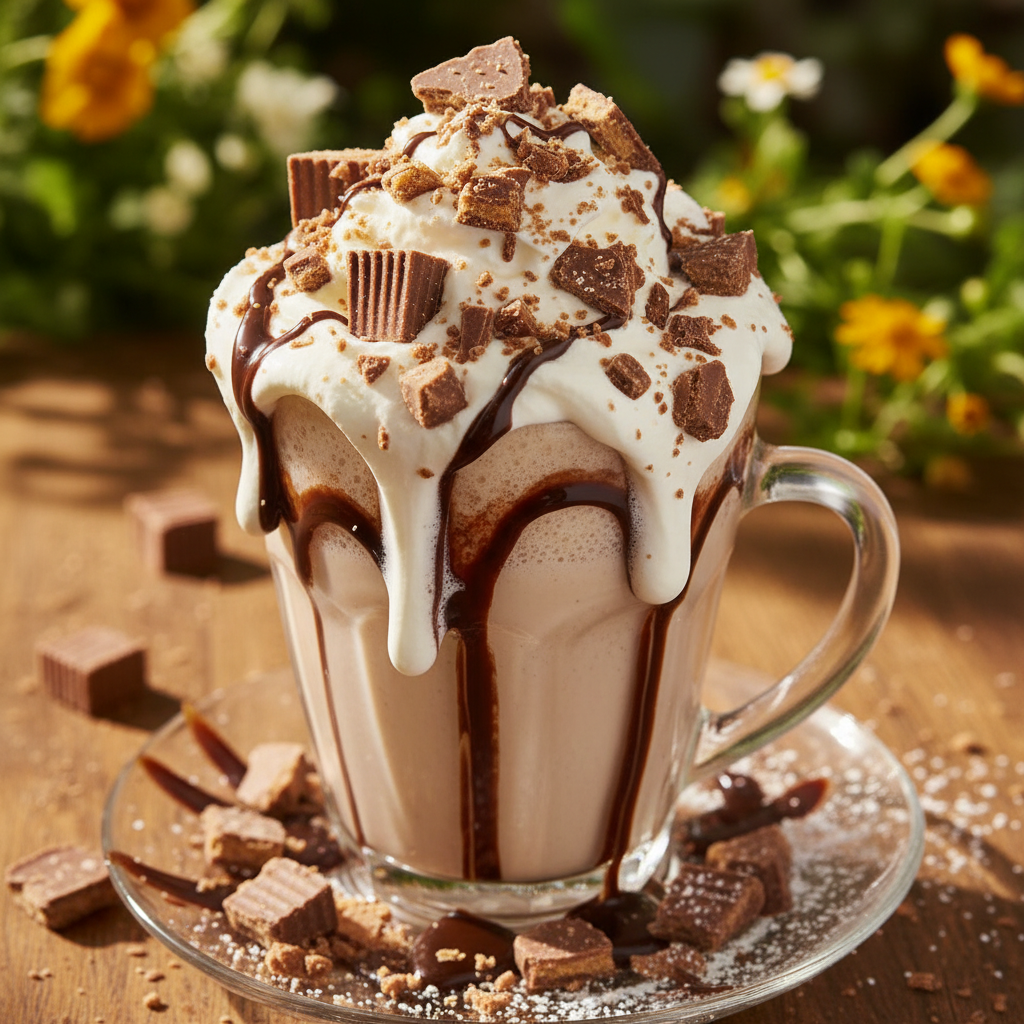 Vanille Reese’s Milchshake
