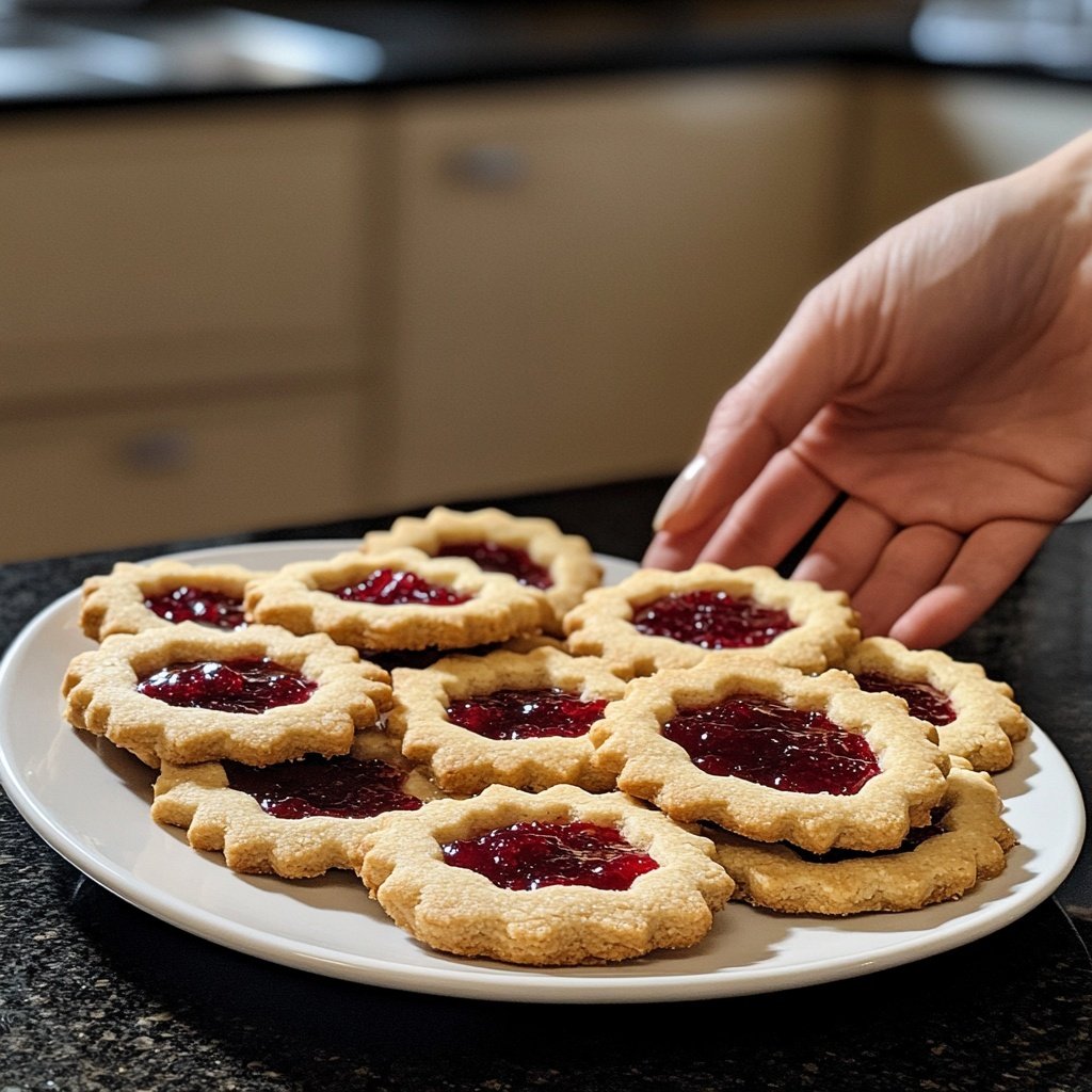 Linzer Plätzchen mit Johannisbeere