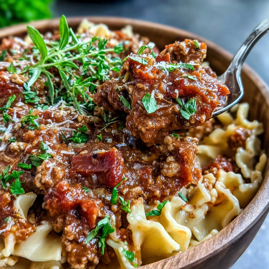 Herzhafter Puten-Bolognese