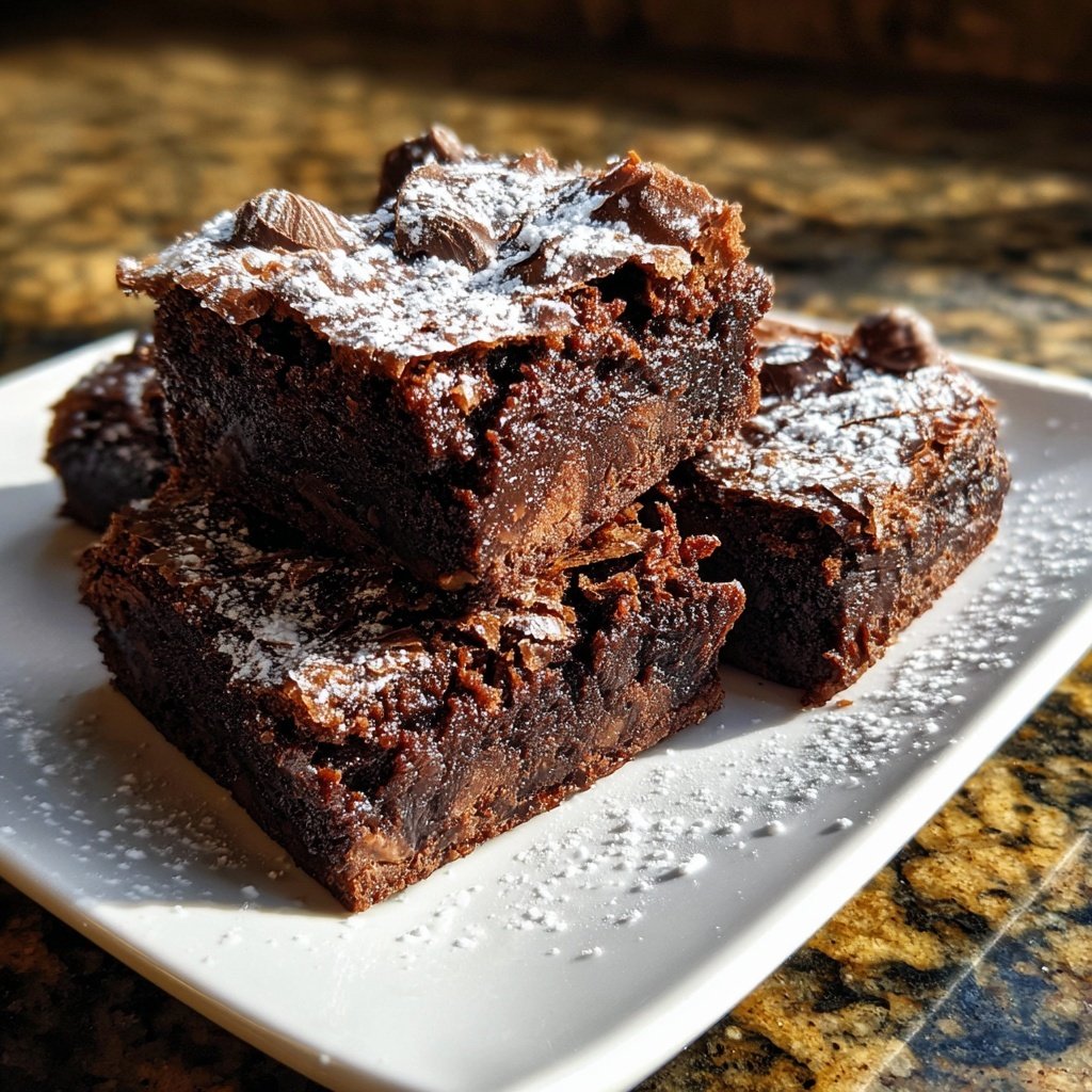 Spritzige Topfen Brownies