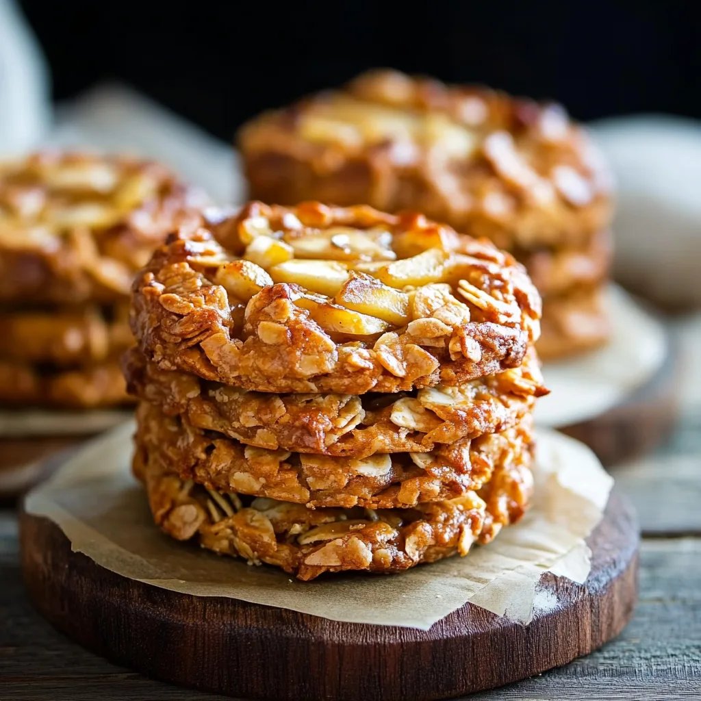 Haferflockenkekse mit Apfelmus