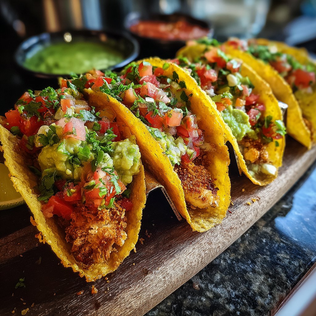 Knusprige Hähnchen Taco Pfanne