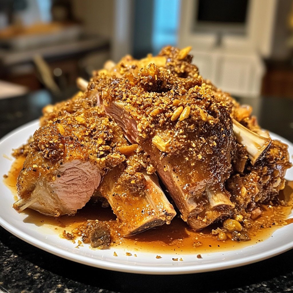 Geschmortes Schwein in Glühwein