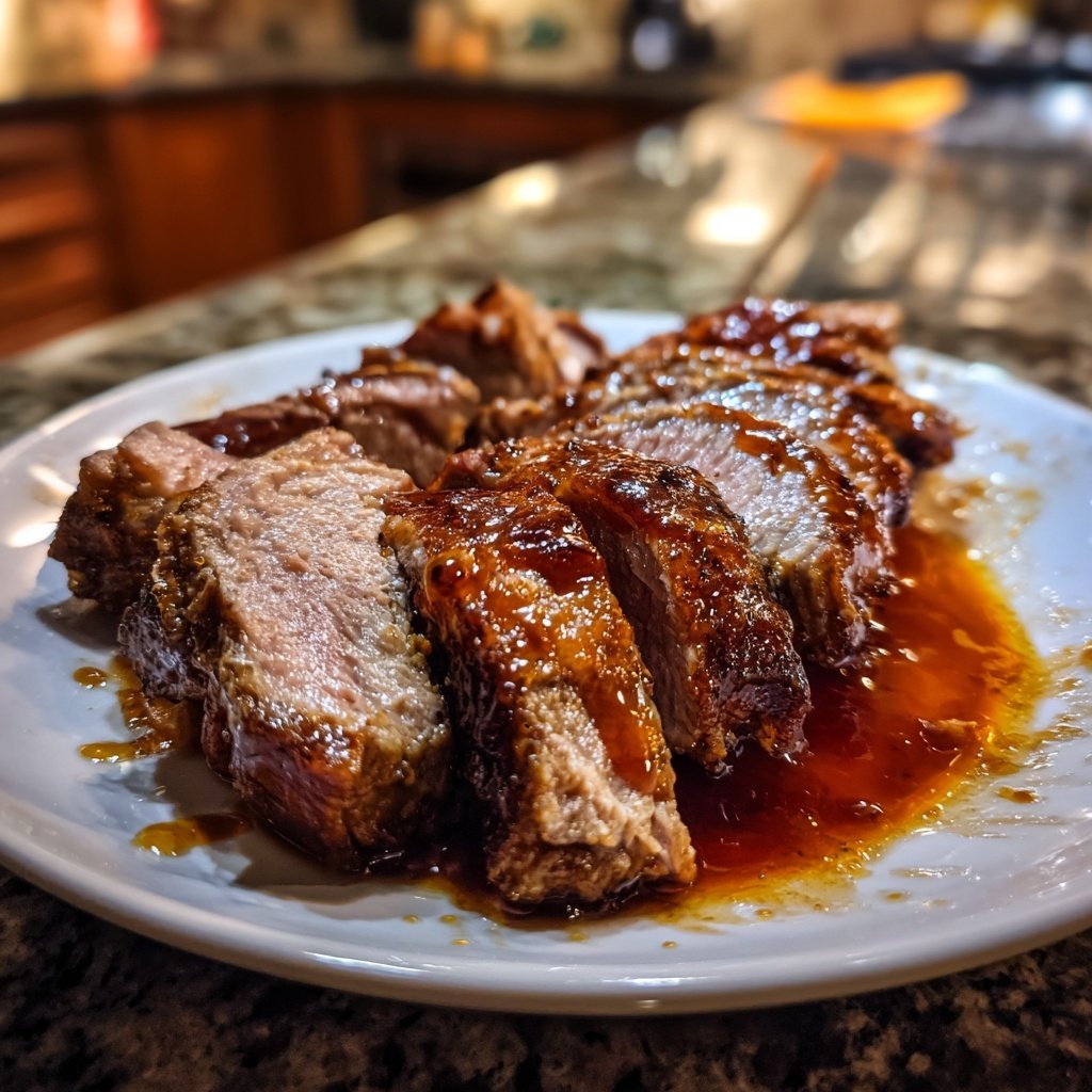 Langsam Kocher Schweinekotelett Soße