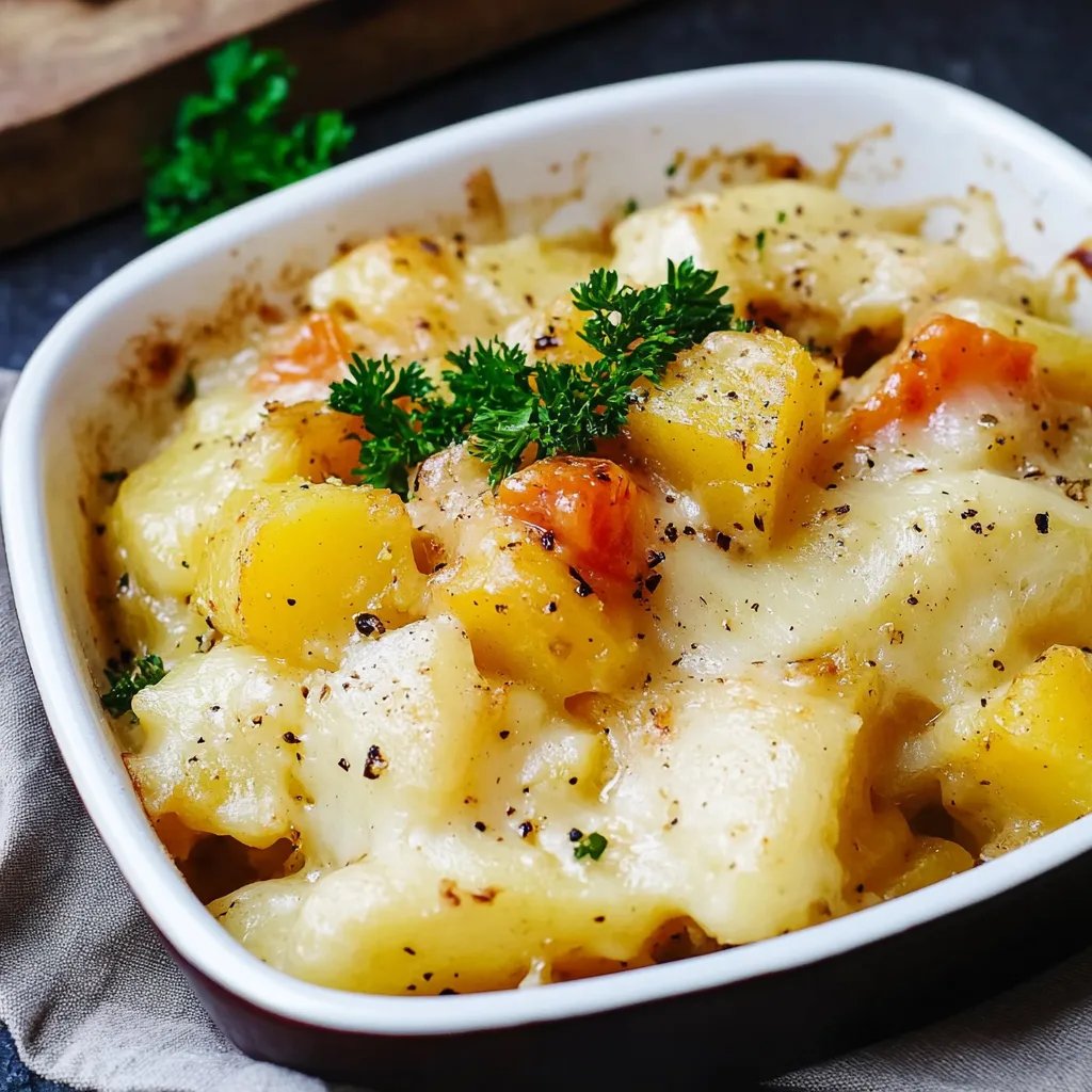 Blumenkohlauflauf mit Kartoffeln