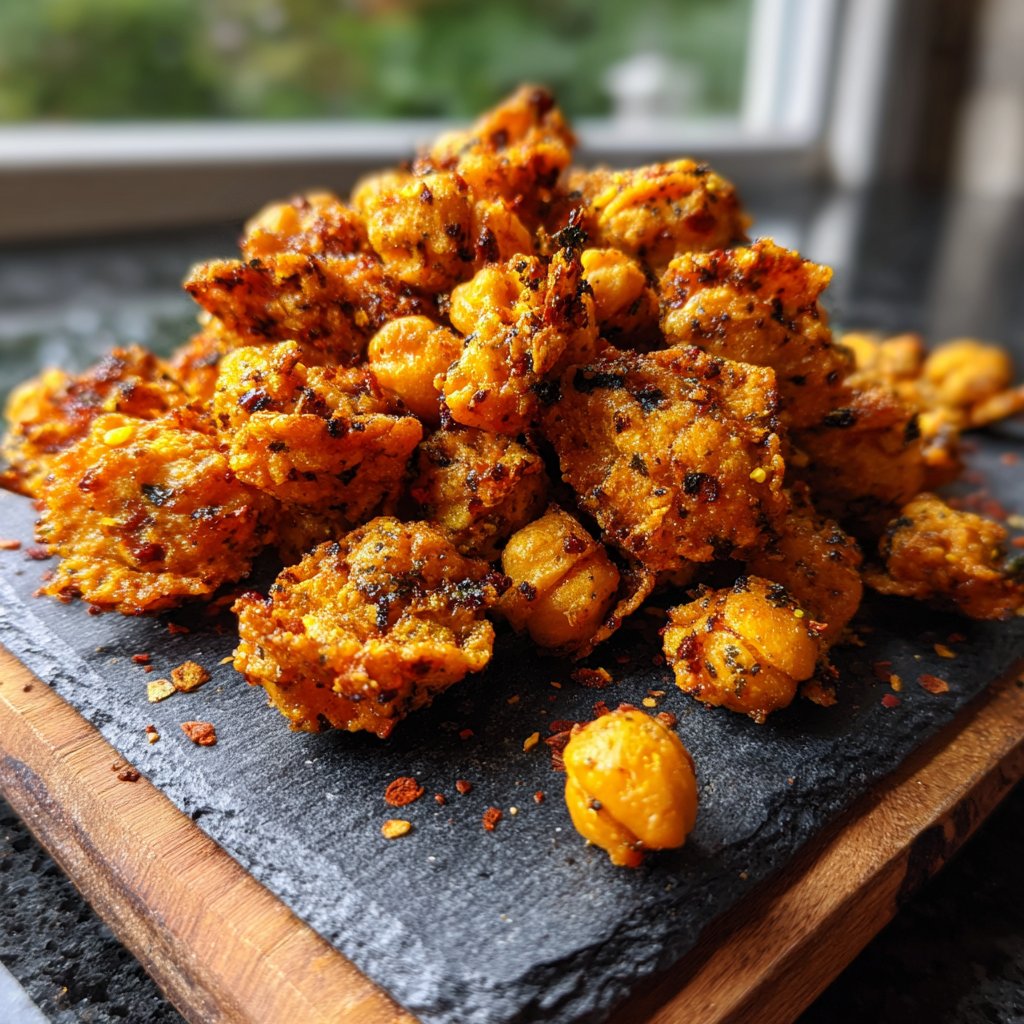 Pikante Kichererbsen-Snacks